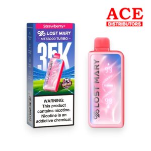 LOST MARY-ELF BAR DISPOSABLE WORLD CUP ED. MT-35000 PUFF 5CT -STRAWBERRY +