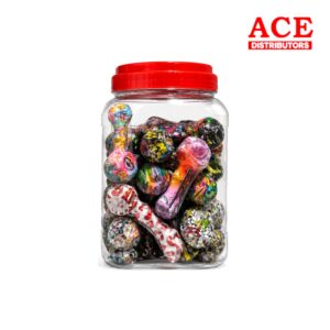 OIL BURNER PRINTED DABBER 4" 25CT JAR