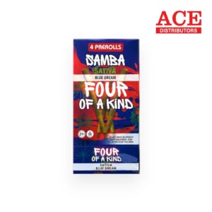 SAMBA FOUR OF A KIND PREROLL 4PK/10CT -BLUE DREAM SATIVA