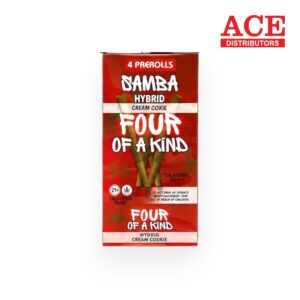 SAMBA FOUR OF A KIND PREROLL 4PK/10CT -CREAM COOKIE HYBRID