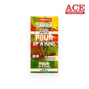 SAMBA FOUR OF A KIND PREROLL 4PK/10CT -MONKEY PIE HYBRID