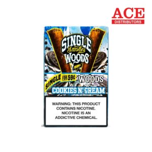 SINGLE SMOKES WOODS $0.59 COOKIES N CREAM 30CT