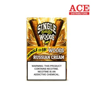 SINGLE SMOKES WOODS $0.59 RUSSIAN CREAM 30CT