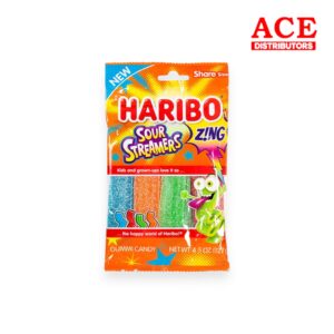 HARIBO SOUR STREAMERS ZING 4.5OZ