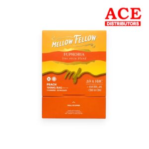 MELLOW FELLOW LIVE RESIN EUPHORIA M-FUSIONS  2 GUMMIES 50MG EACH 30CT - PEACH