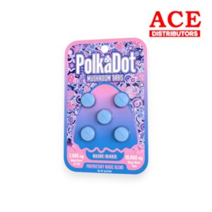 POLKA DOT 2000MG MUSHROOM TAB 10CT - BLUE RAZZ