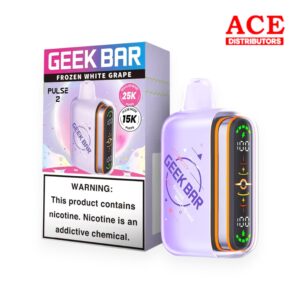 GEEK BAR PULSE 2 DISPOSABLE 15000 PUFFS 5CT - FROZEN WHITE GRAPE