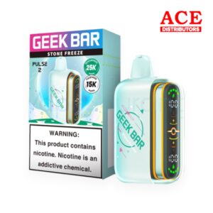 GEEK BAR PULSE 2 DISPOSABLE 15000 PUFFS 5CT - STONE FREEZE