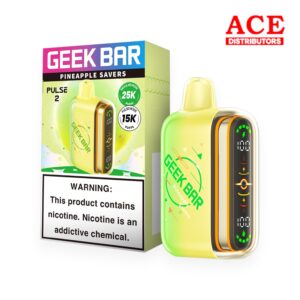 GEEK BAR PULSE 2 DISPOSABLE 15000 PUFFS 5CT - PINEAPPLE SAVERS