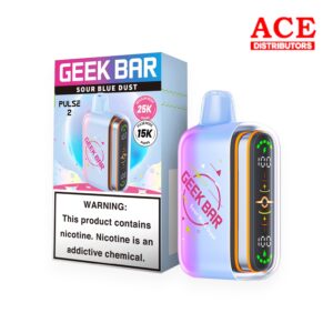 GEEK BAR PULSE 2 DISPOSABLE 15000 PUFFS 5CT - SOUR BLUE DUST