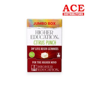 HIGHER EDUCATION 30MG GUMMIES D9 LIVE RESIN 50CT - CITRUS PUNCH