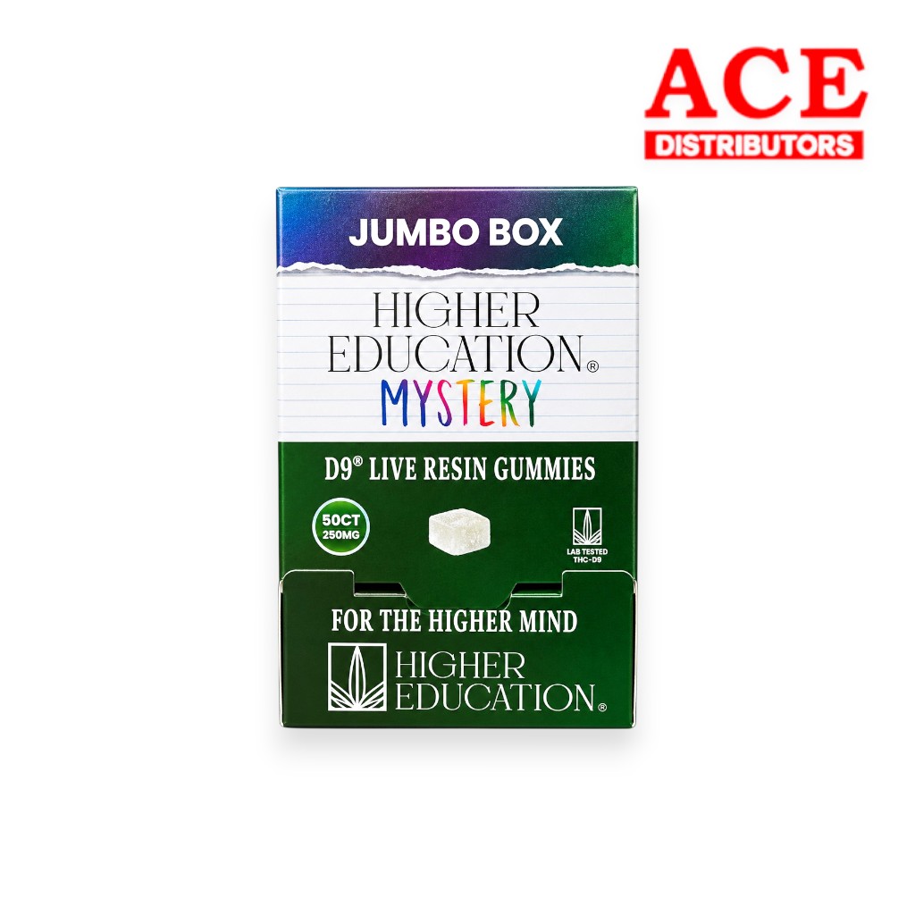 HIGHER EDUCATION 30MG GUMMIES D9 LIVE RESIN 50CT - Image 3