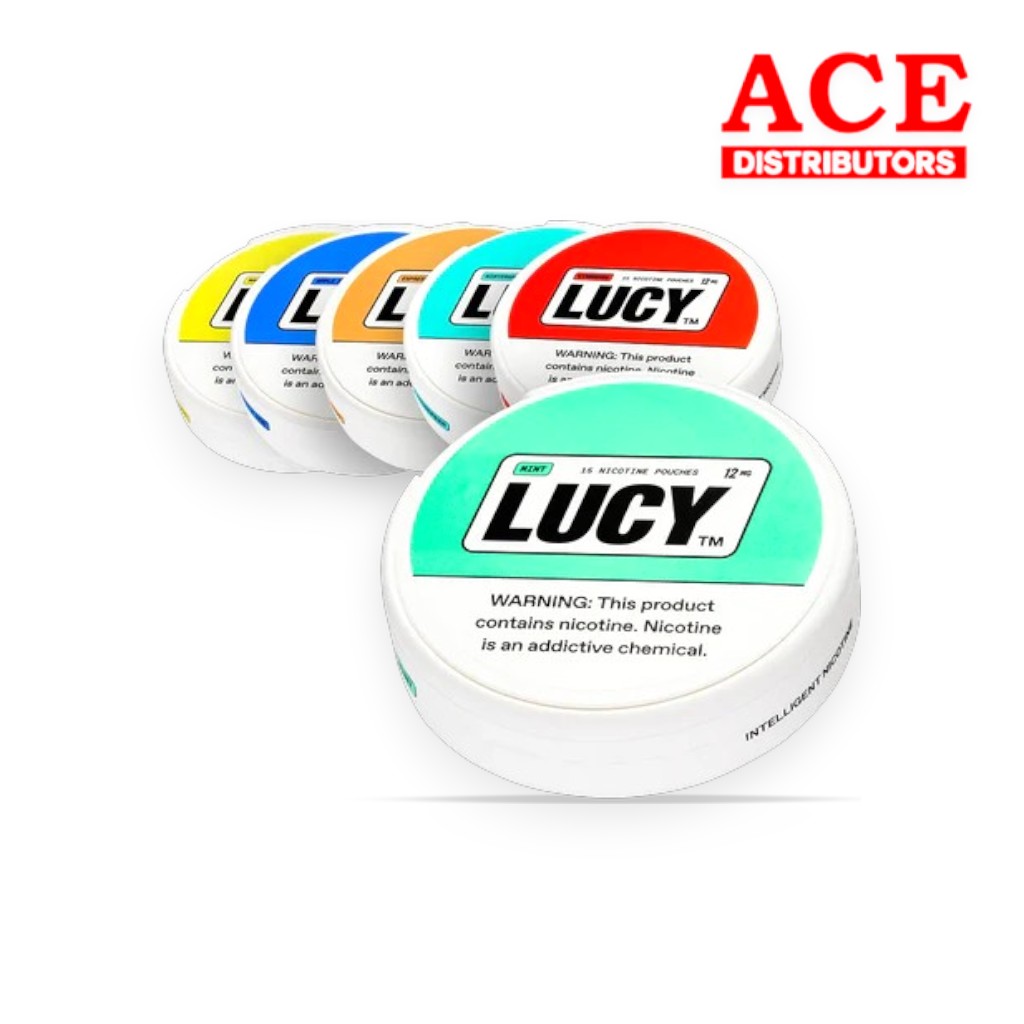 LUCY NICOTINE POUCHES 12MG 15PK/5CT