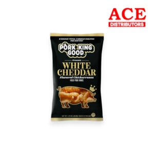 PORK KING GOOD 1.75OZ PORK RINDS WHITE CHEDDAR EACH