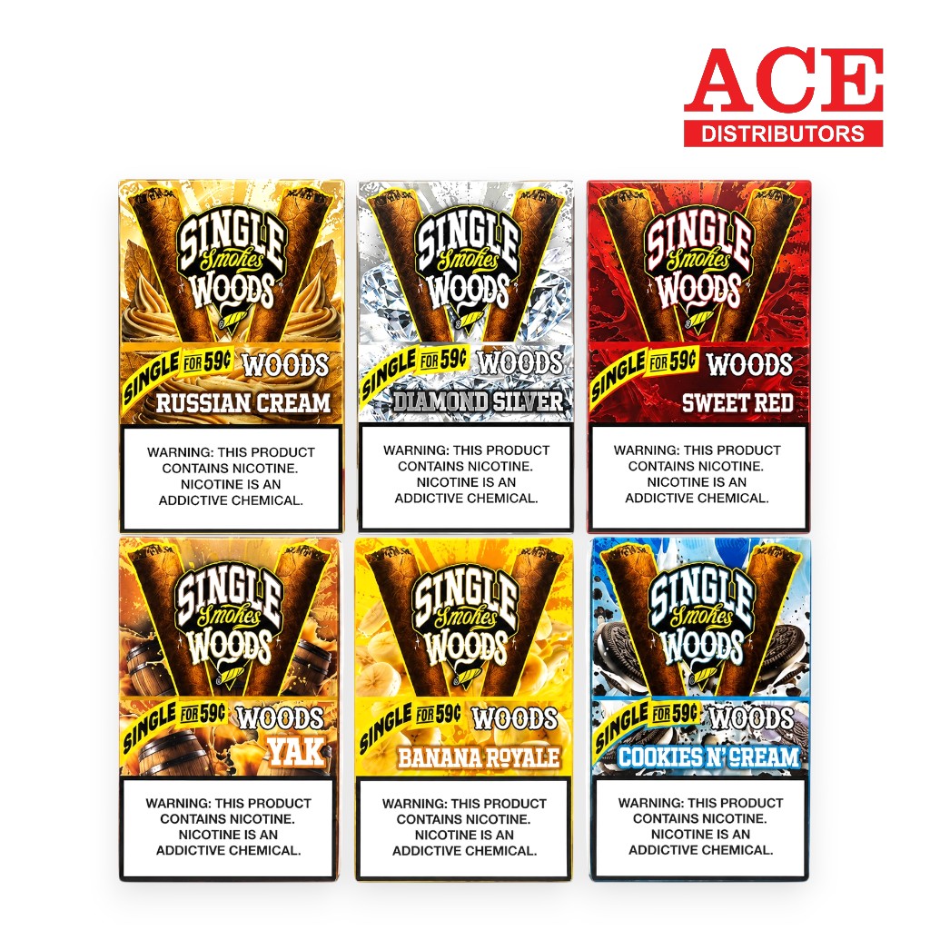 SINGLE SMOKES WOODS $0.59 30CT