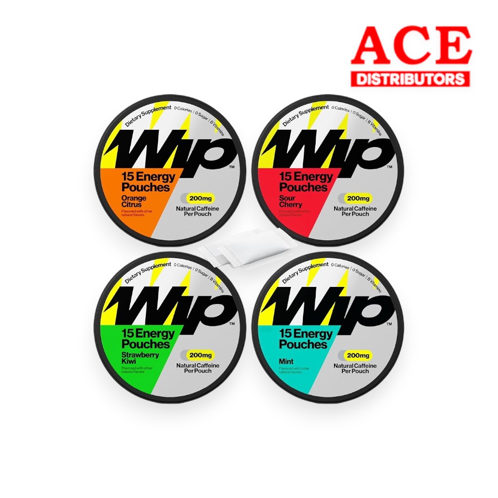 WHIP CLEAN CAFFEINE ENERGY POUCHES 200MG 5PK/1CT
