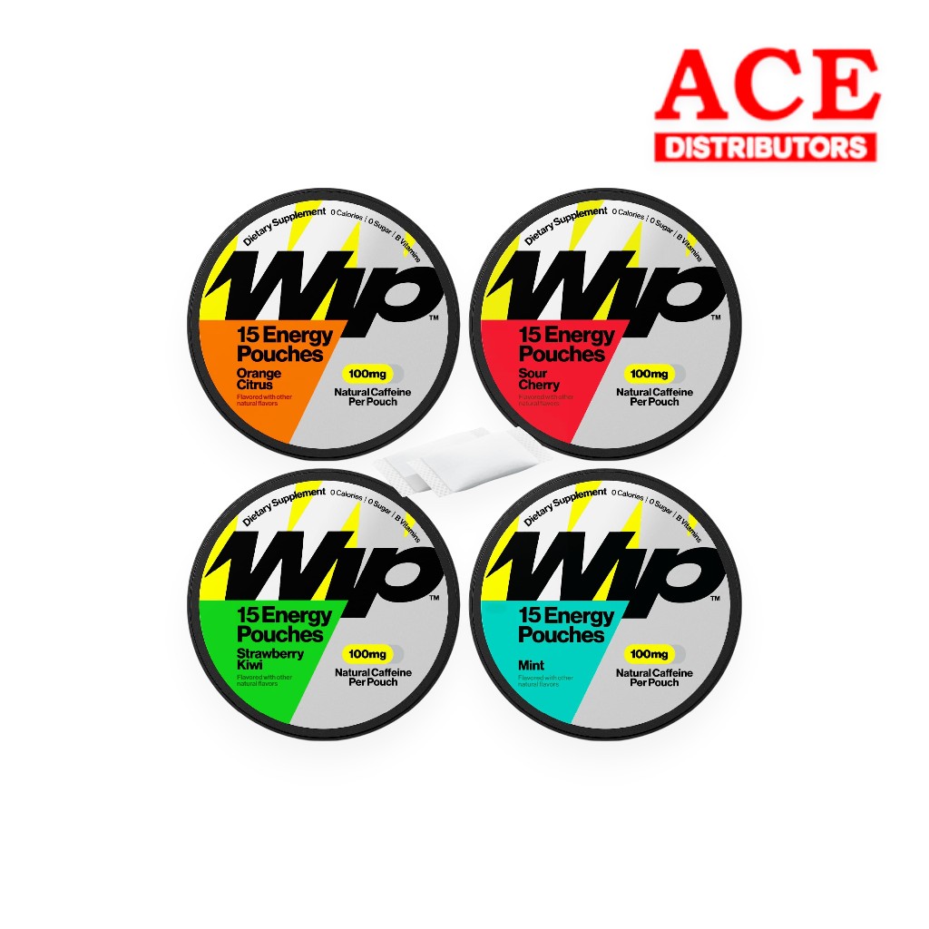 WHIP CLEAN CAFFEINE ENERGY POUCHES 100MG 5PK/1CT