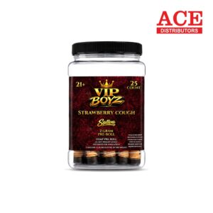 VIP BOYZ 2G PREROLL 25CT - STRAWBERRY COUGH SATIVA